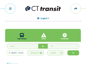 'cttransit.com' screenshot