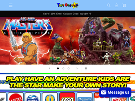 toysonestar.com homepage screenshot