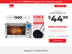 'emerilairfryer360.com' screenshot