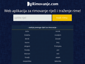 'rimovanje.com' screenshot