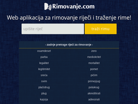 'rimovanje.com' screenshot