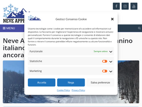'neveappennino.it' screenshot