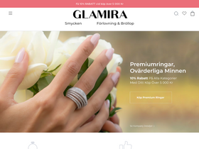 'glamira.se' screenshot