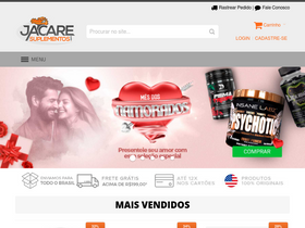 'jacaresuplementos.com' screenshot