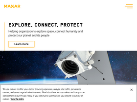 'digitalglobe.com' screenshot