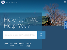 'washoecounty.us' screenshot