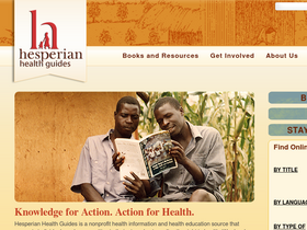 'hesperian.org' screenshot