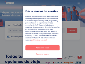 'omio.com.ar' screenshot