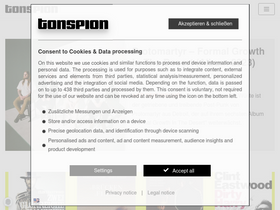 'tonspion.de' screenshot