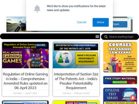 'lawplanet.in' screenshot