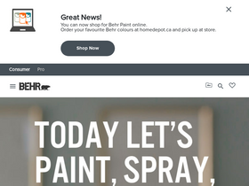 'behr.ca' screenshot