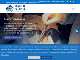 'hospitalpaulista.com.br' screenshot