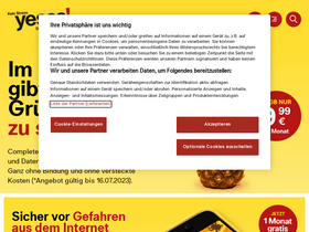 'yesss.at' screenshot