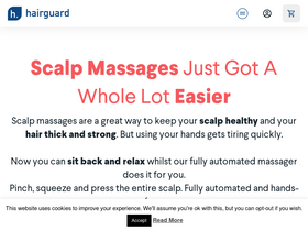 'hairguard.com' screenshot