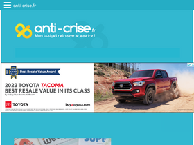 'anti-crise.fr' screenshot