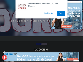 'lookismscans.com' screenshot