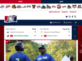 'frontierleague.com' screenshot