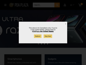 'pdaplaza.ca' screenshot