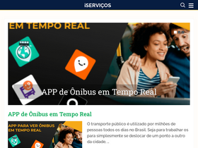 'iservicos.com.br' screenshot