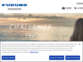 'furuno.co.jp' screenshot