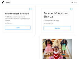 'gamil.com' screenshot