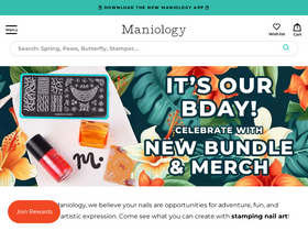 'maniology.com' screenshot