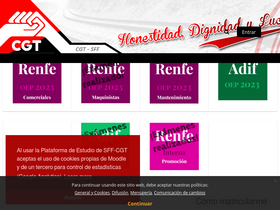 'comoserferroviario.es' screenshot