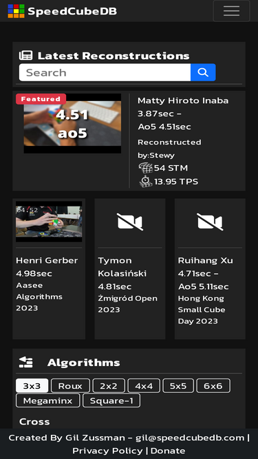 speedcubedb.com
