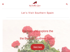 'visitsouthernspain.com' screenshot