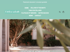 ateliermaloukti.com homepage screenshot