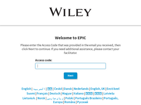 'wiley-epic.com' screenshot