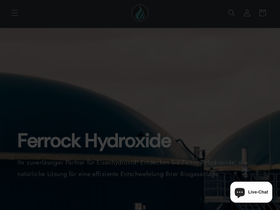 ferrock-hydroxide.cz homepage screenshot