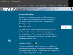 'sidley.com' screenshot