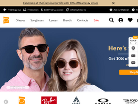 'smartbuyglasses.ie' screenshot