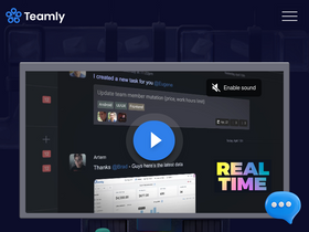 'teamly.com' screenshot