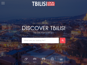 'tbilisilocalguide.com' screenshot