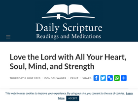 'dailyscripture.net' screenshot