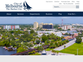 'melbourneflorida.org' screenshot