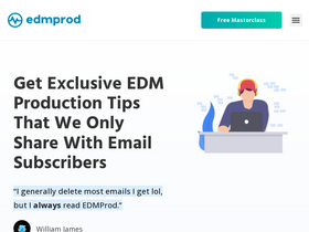 'edmprod.com' screenshot