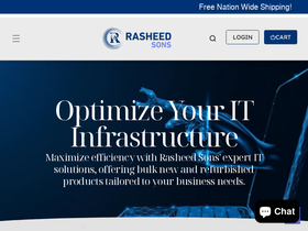 rasheedsons.co.za homepage screenshot