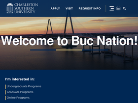 'charlestonsouthern.edu' screenshot