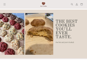 jaxcookies.com homepage screenshot