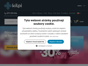 'shopkilpi.cz' screenshot