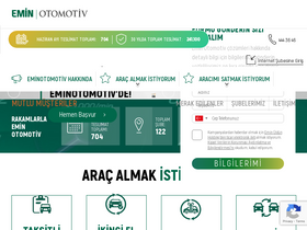 'eminoto.com.tr' screenshot
