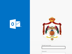 'webmail.gov.jo' screenshot