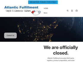 atlanticfulfillment.com homepage screenshot
