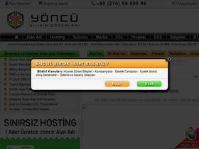 'yoncu.com' screenshot