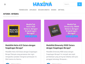 'haxina.com' screenshot