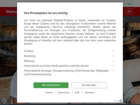 '50plus-treff.de' screenshot