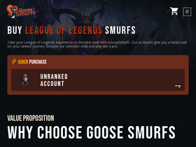 'goosesmurfs.com' screenshot